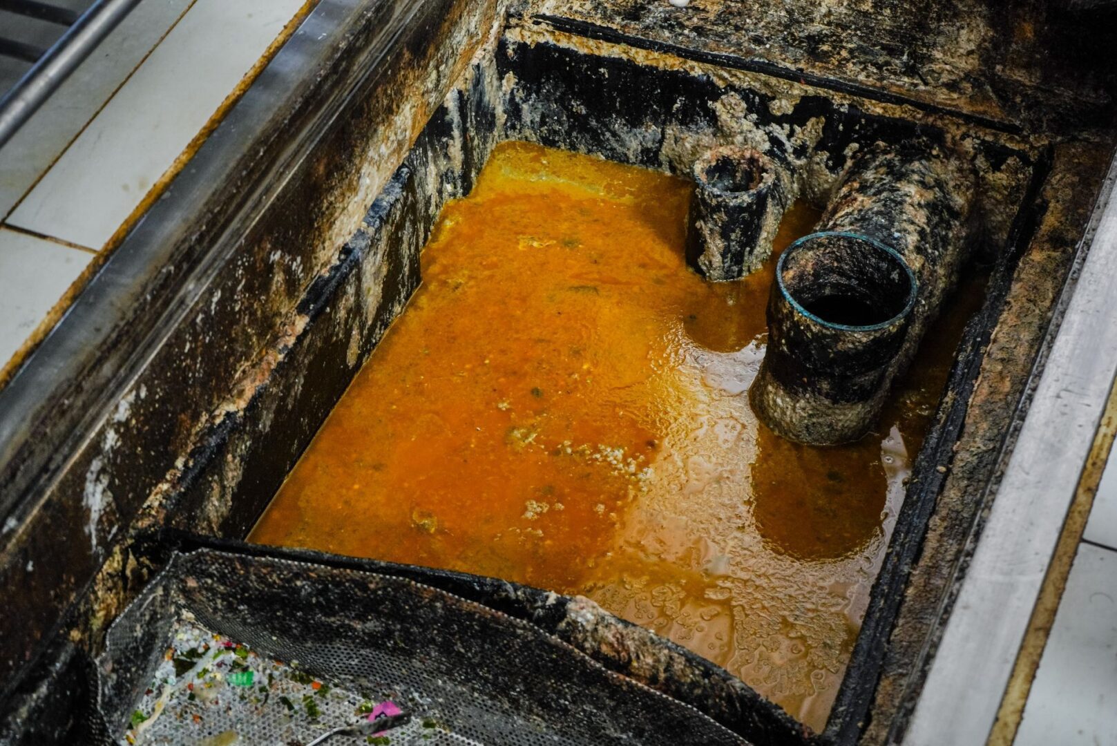 img of a grase trap