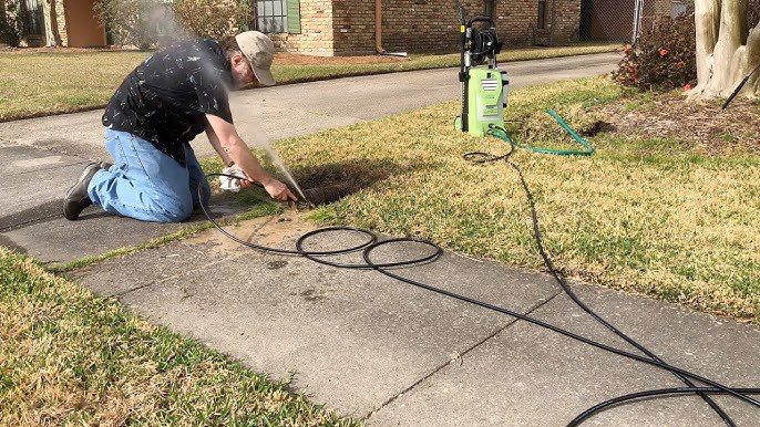 french drain cleaning