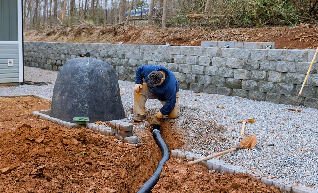 French Drain Cleaning