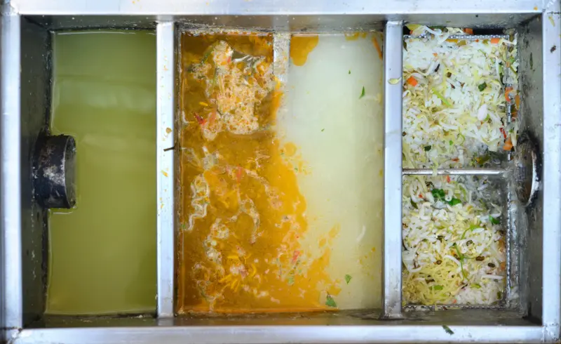 clean regular grease trap service