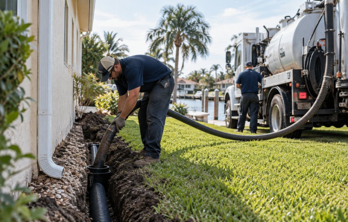 Choosing Ameri-Clean Pumping for French Drain Cleaning in Margate