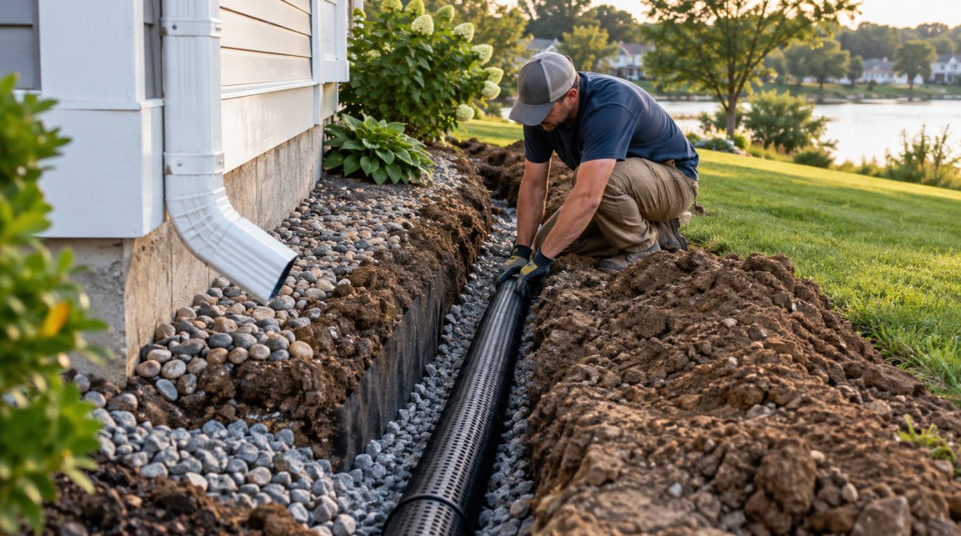 Where Should a French Drain System Be Installed for Maximum Effectiveness